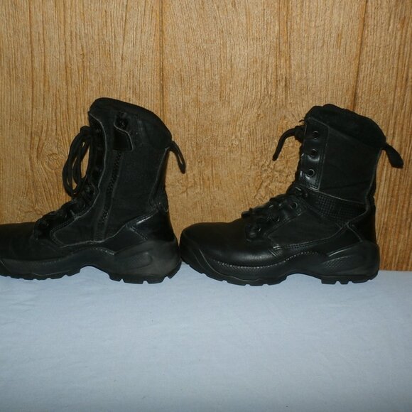 511 Tactical Boots Women's ATAC 2.0 8” Side Zip Black Boots style 12403 + CAP - Picture 7 of 16